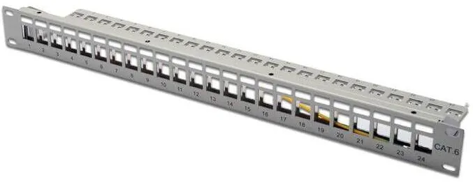 Patchpanel Assmann 1HE 24-Port Modular Gri