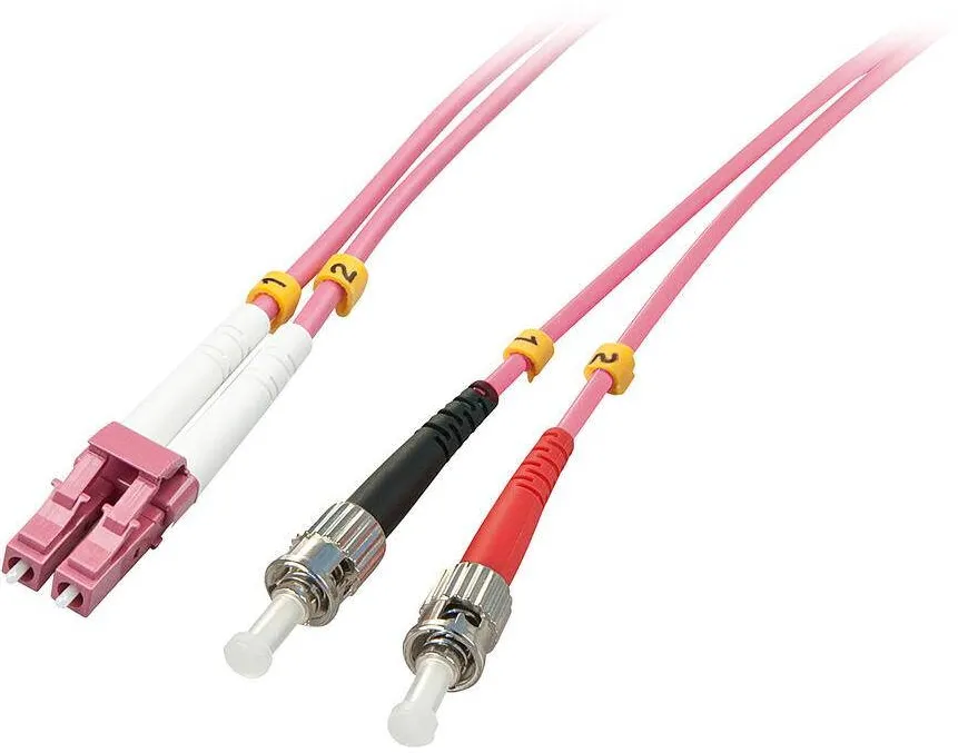 Cablu Fibra Optica Lindy LWL-Duplex LC/ST OM4 10m 50/125æm Multimode