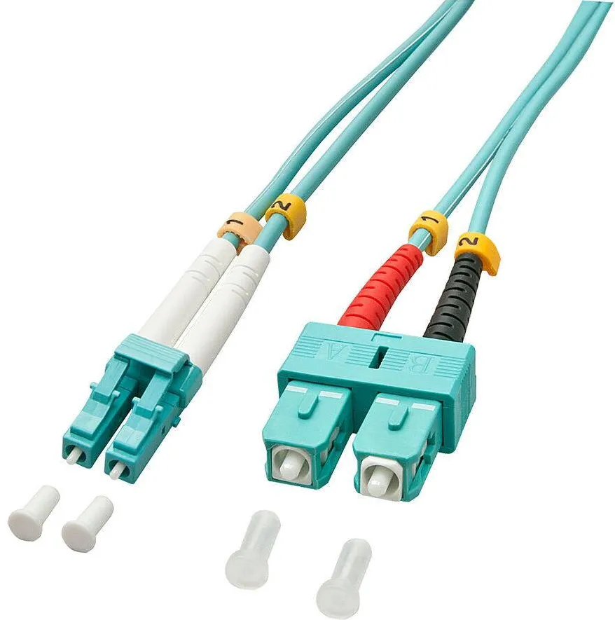 Cablu Fibra Optica Lindy LWL-Duplex LC/SC OM3 5m 50/125æm Multimode