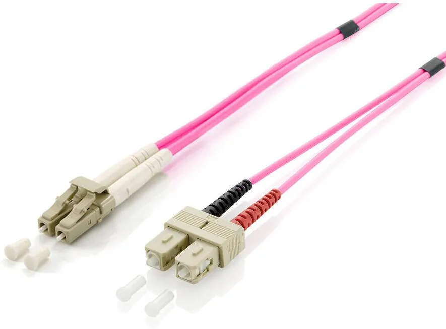 Cablu Fibra Optica EQUIP LWL Patchcable LC->SC 10.00m Multimode Duplex OM4 vi Polietilena