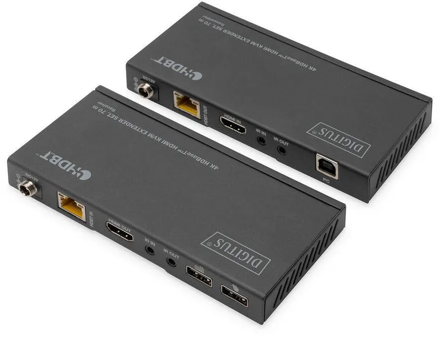 Switch Assmann 4K HDBaseT 1x4 HDMI Extender Set, 70m