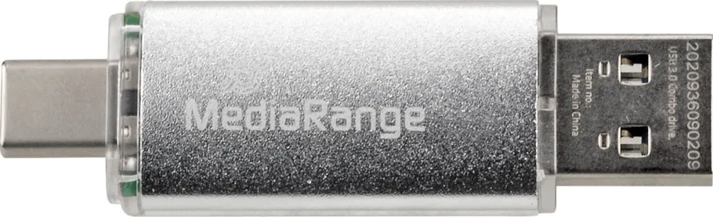 Memorie USB MediaRange 128GB USB 3.1 combo USB Type-C