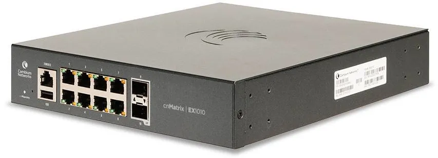 Switch Cambium Networks cnMatrix EX1010 8*RJ45 2*SFP