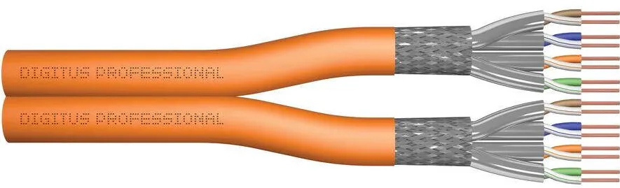 Accesoriu Retea Assmann Cat7 S/FTP tw.Pair 500m Portocaliu AWG23/1