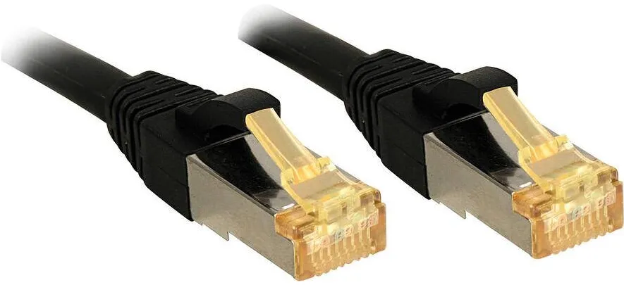 Accesoriu Retea Lindy Cat6A S/FTP LSOH Cat7 Negru 20m