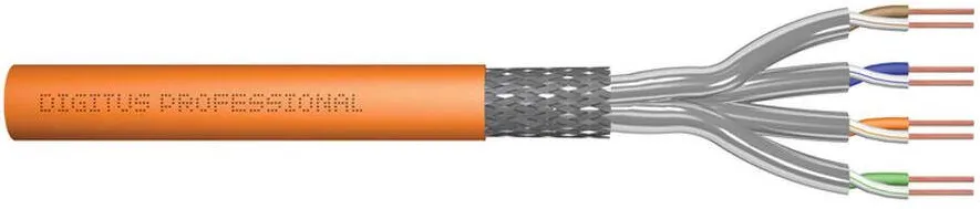 Accesoriu Retea Assmann Cat7 S/FTP tw.Pair 100m oran AWG23/1 Dupl