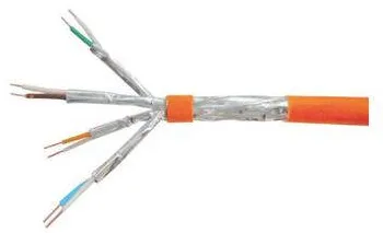 EQUIP Cat7 S/FTP 4P23 100.00m Portocaliu LSZH