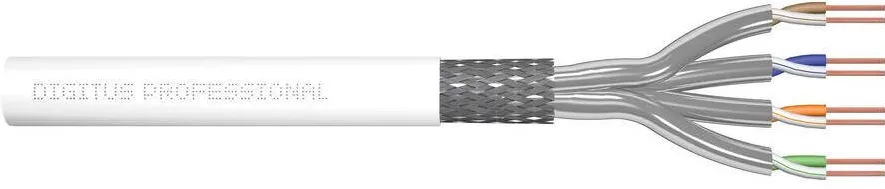 Accesoriu Retea Assmann S/FTP Cat7 305m, Box, AWG 26/1, Alb