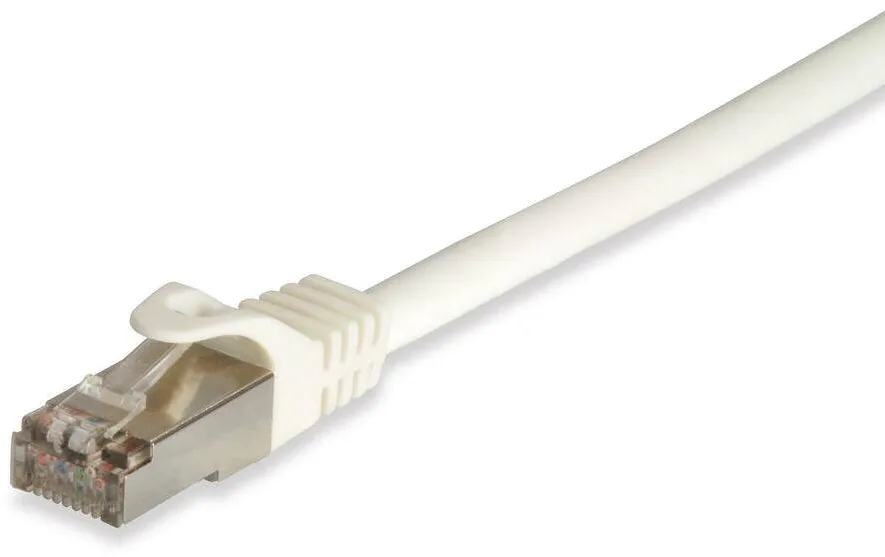 EQUIP Cat6A S/FTP 2xRJ45 10.00m Alb Cat7ProLSZH