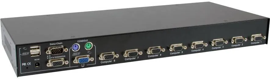 Switch KVM Level One 3208 8-Port PS/2-USB VGA