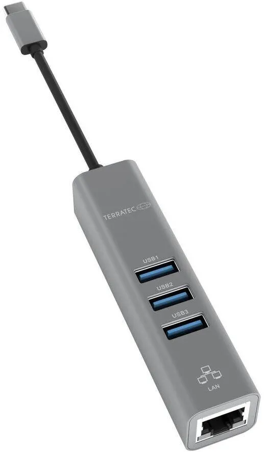 Adaptor Terratec Connect C2 USB-C -> USB3.0/LAN