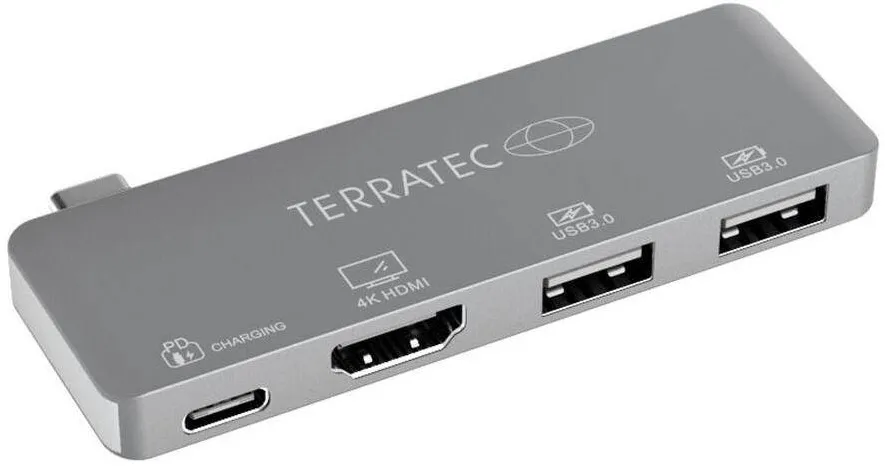 Adaptor Terratec Connect C4 USB-C -> USB-C PD/HDMI/USB3.0