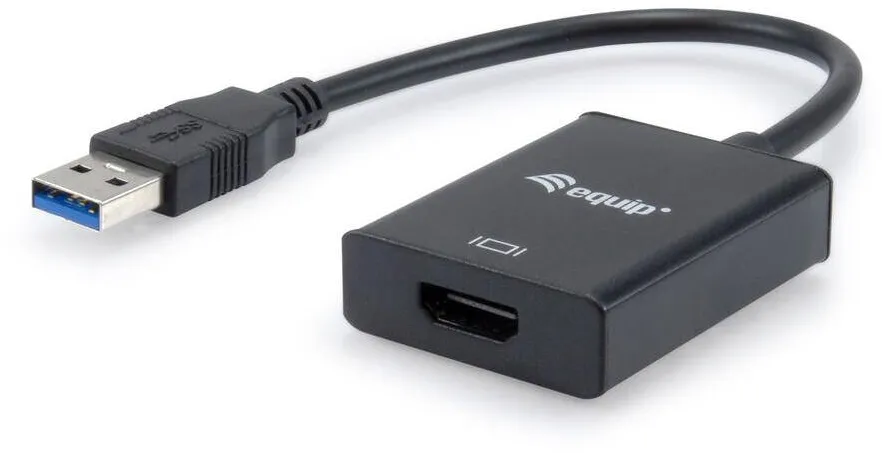 Adaptor EQUIP USB3.0-> HDMI 1920x1080/60Hz 0.15m Negru
