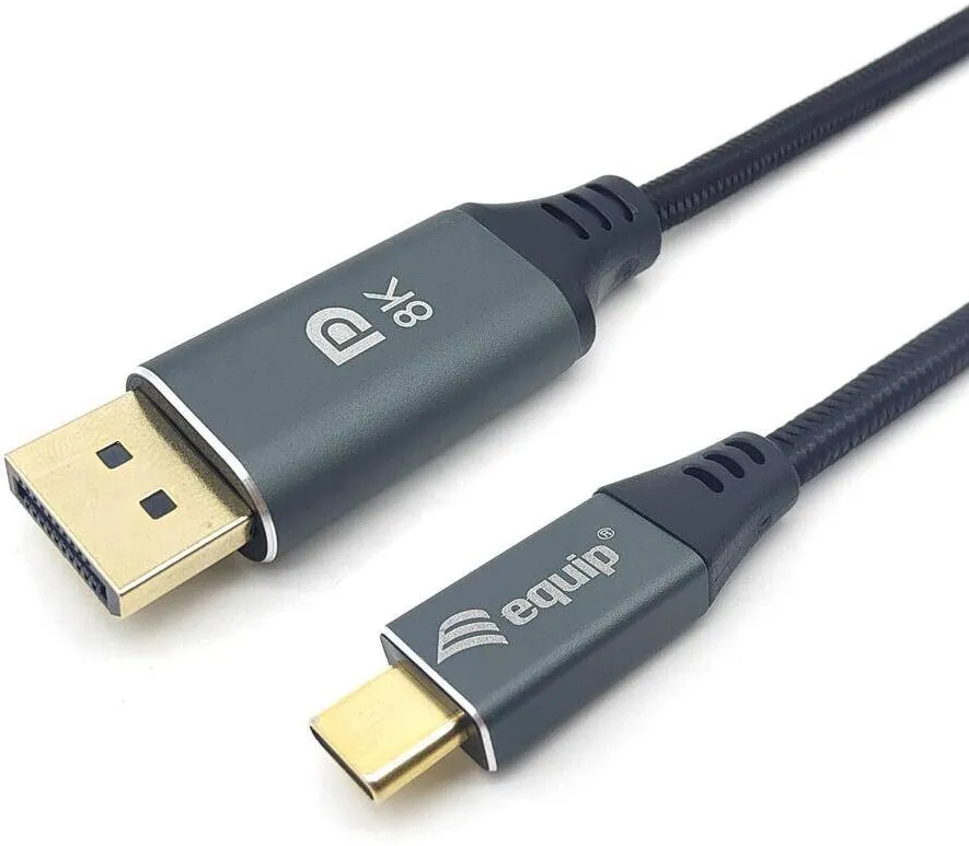 Adaptor EQUIP USB-C -> DisplayPort 8K60Hz 1.00m Negru