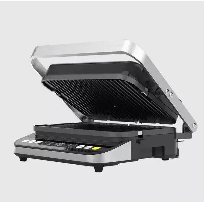 AENO Gratar electric EG5, 2000W, Negru/Argintiu