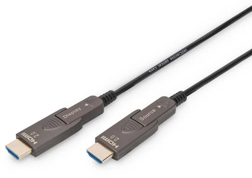 Cablu HDMI Assmann AOC Hybrid 4K 20m Negru