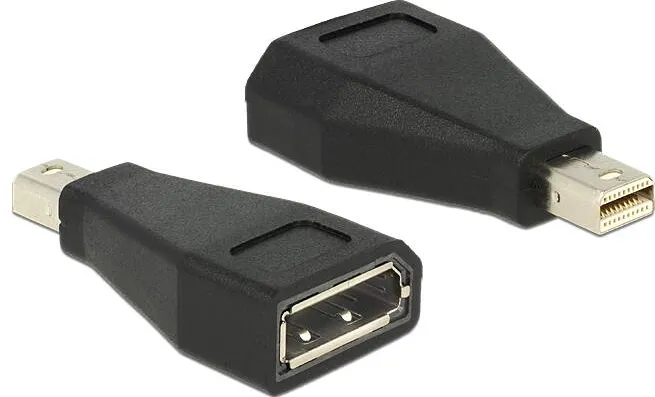 Adaptor DELOCK mini DisplayPort 1.2 male > DisplayPort female black