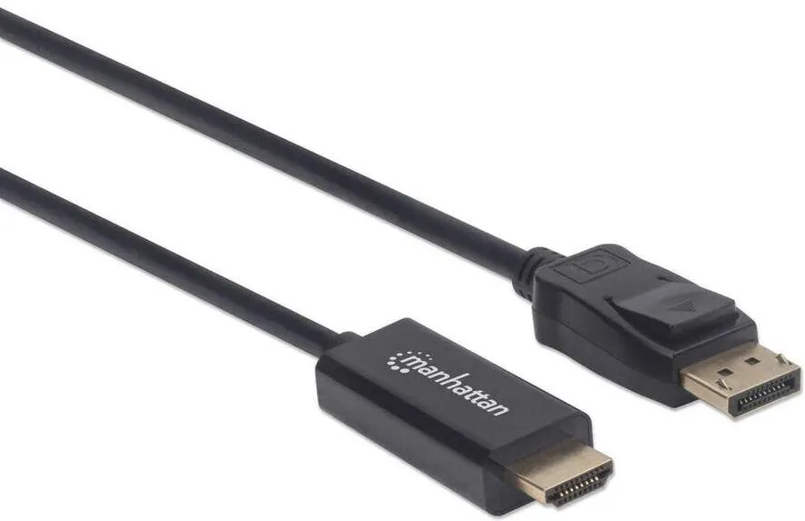 Cablu MANHATTAN 1080p DisplayPort la HDMI Negru 1m