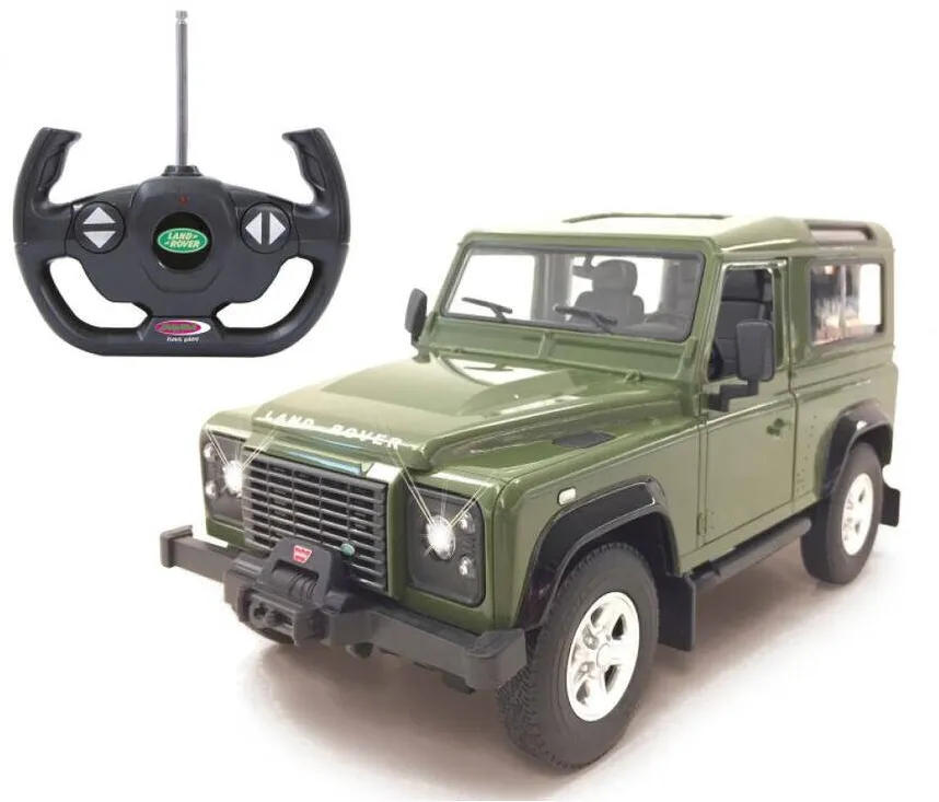 Masina Jamara Land Rover Defender 1:24 27 MHz Verde 6+