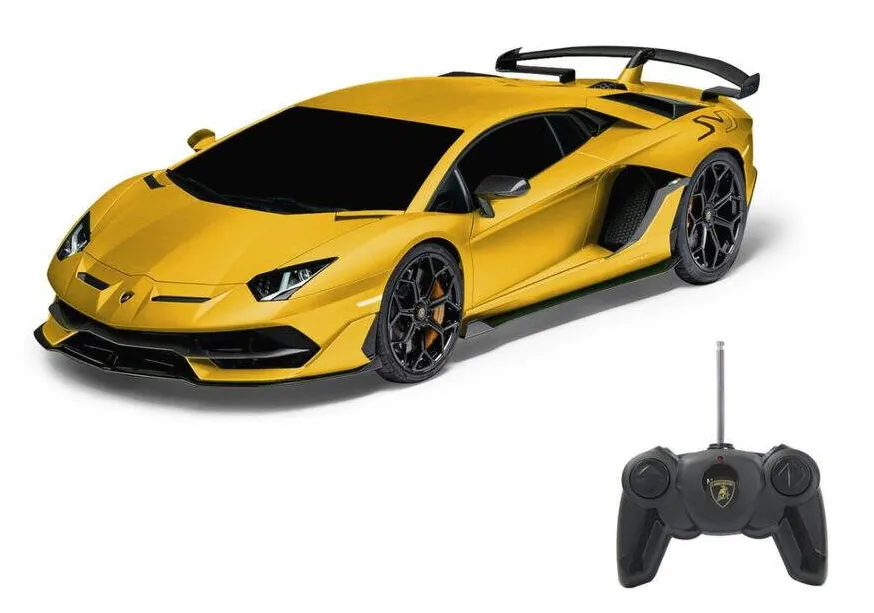 Masina Jamara Lamborghini Aventador SVJ 1:24 40 MHz Galben 6+