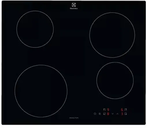 Plita ELECTROLUX incorporabila LIB60424CK, Inductie, 4 zone de gatit, Control Touch, Booster, 60 cm, Negru