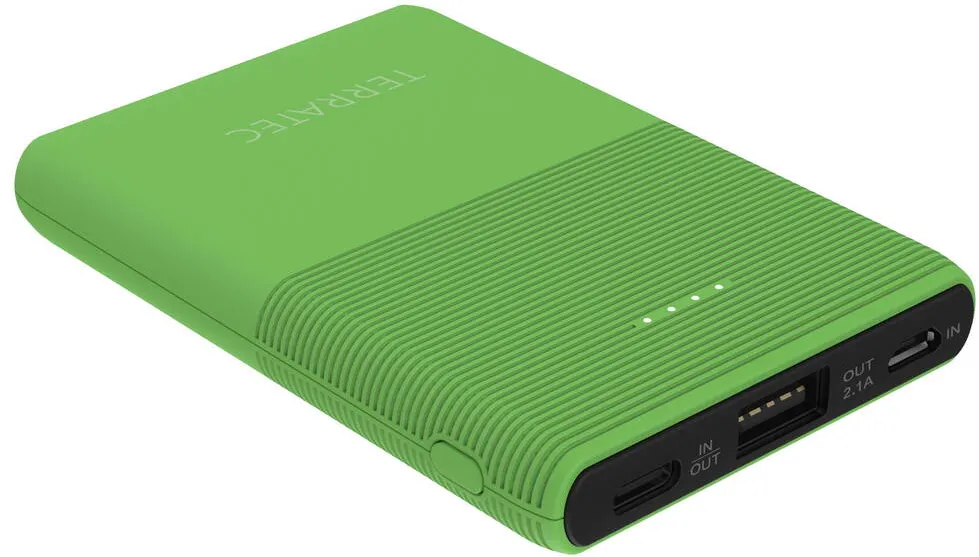 Baterie Externa Terratec P50 Pocket Green Flash 5000mAh