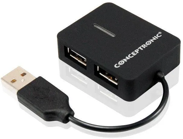 Hub USB CONCEPTRONIC 4-Port 2.0 ->4x2.0 o. ws