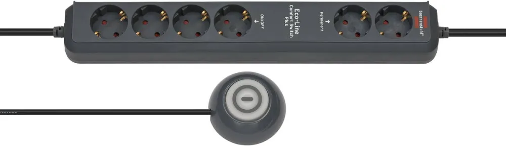 Prelungitor Brennenstuhl ECO-Line 6x 1,5m Fußsch
