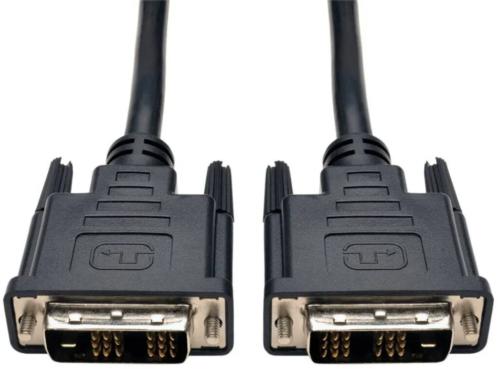 TECHLY DVI-D Single-Link  St/St Negru 5m