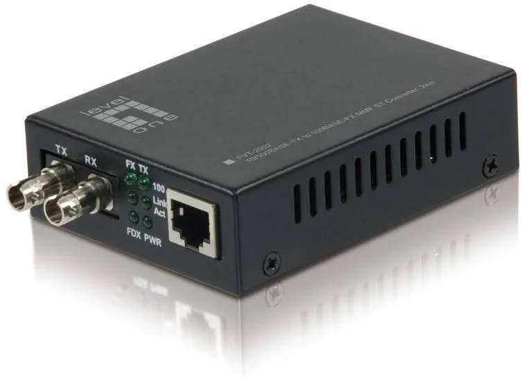 Accesoriu Retea Level One Convertor FVT-2002 10/100TX>100FX ST MM 2km