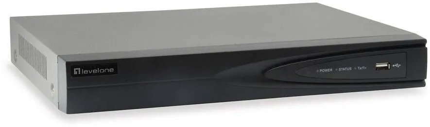 Sistem de Supraveghere Level One Network Recorder NVR-0504  4-Kanal  PoE H.265/264