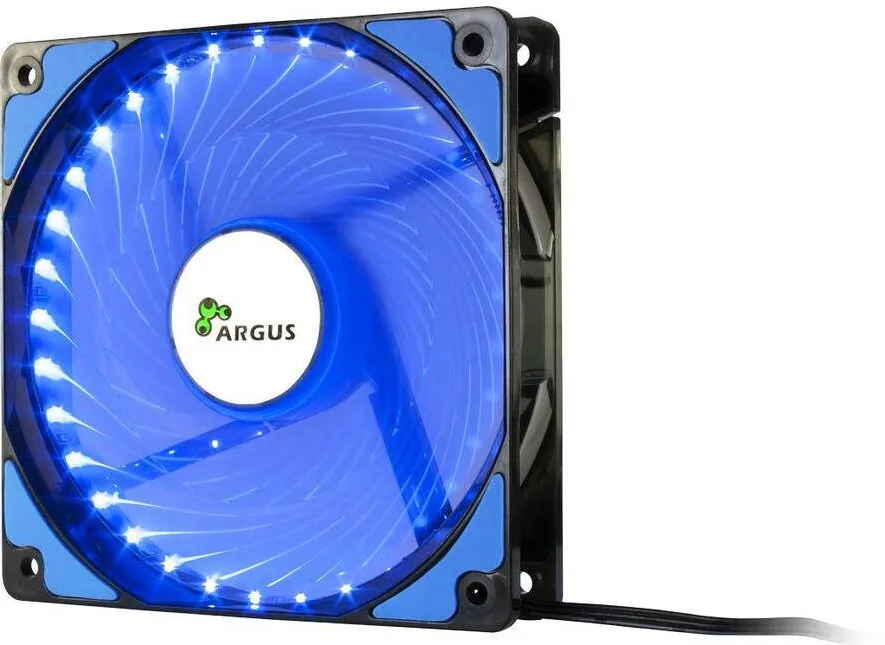 Ventilator Inter-Tech 120*120*25 ARGUS L-12025 BL, Albastru