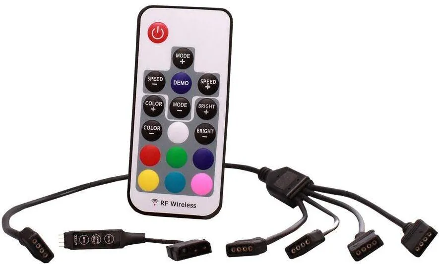 Modding PC Xilence Set de control RGB pentru conectori 12V-R-G-B-4 PIN
