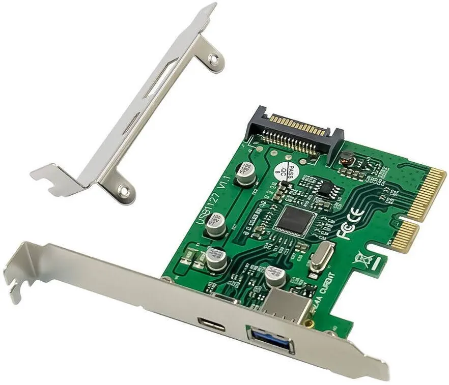 Adaptor CONCEPTRONIC PCI Express Card 2-Port 1xUSBC 1XUSBA USB 3.2