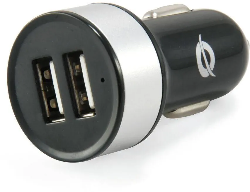 Incarcator CONCEPTRONIC KFZ-2Port 10W,2xUSB-A Negru