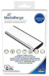 SSD Extern MediaRange 3.2Gen2 USB Type-C 240GB