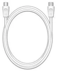 MediaRange Antena Cable Koax-Stecker/Kupplung 75Ohm 3.0m we