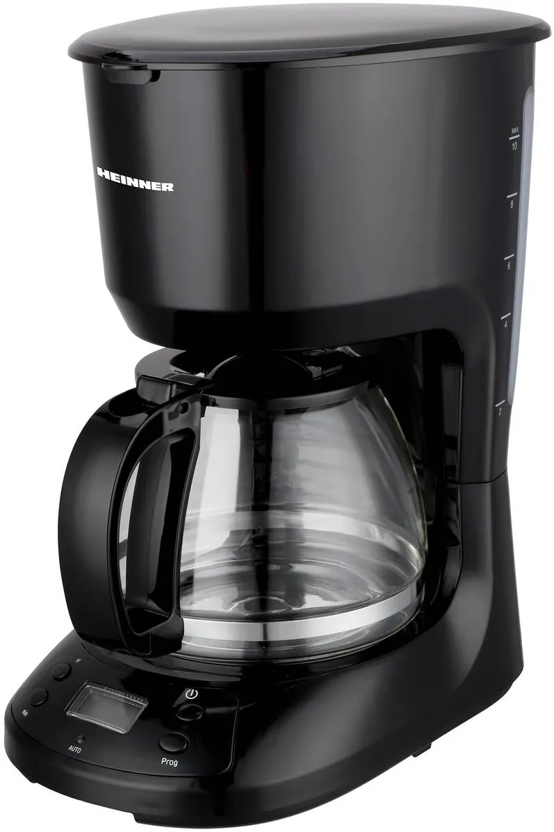 Cafetiera HEINNER digitala Black Chatt HCM-D750GCBK, LCD, 1.25L, 750W, Negru