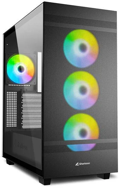 Carcasa PC Sharkoon Rebel C50 RGB BLACK Mid
