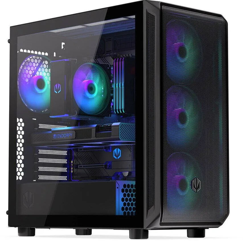 ForIT Sistem Desktop ForIT NovaV2, Intel Core i7 13700KF 3.4GHz, 16GB DDR5 6000MHz, SSD 2 TB, GeForce RTX 4070 Ti 12GB