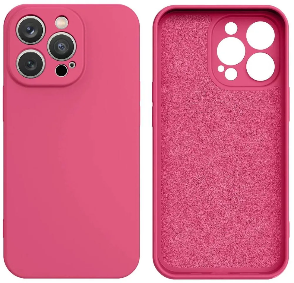 ForIT Husa din silicon pentru iPhone 13 Pro Max din seria Silicone Case in fuchsia