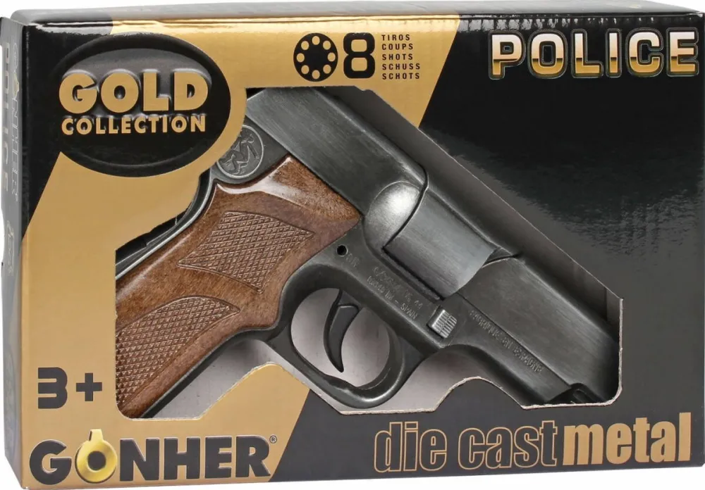 Jucarie Pulio GONHER 125/1 GC metal police gun
