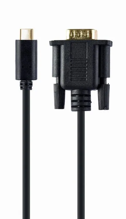Adaptor Gembird A-CM-VGAM-01 USB graphics 1920 x 1080 pixels Black