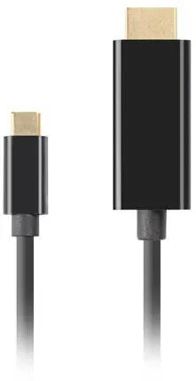 Cablu Date LANBERG USB-C(M)->HDMI(M) 1.8M 4K 60HZ BLACK