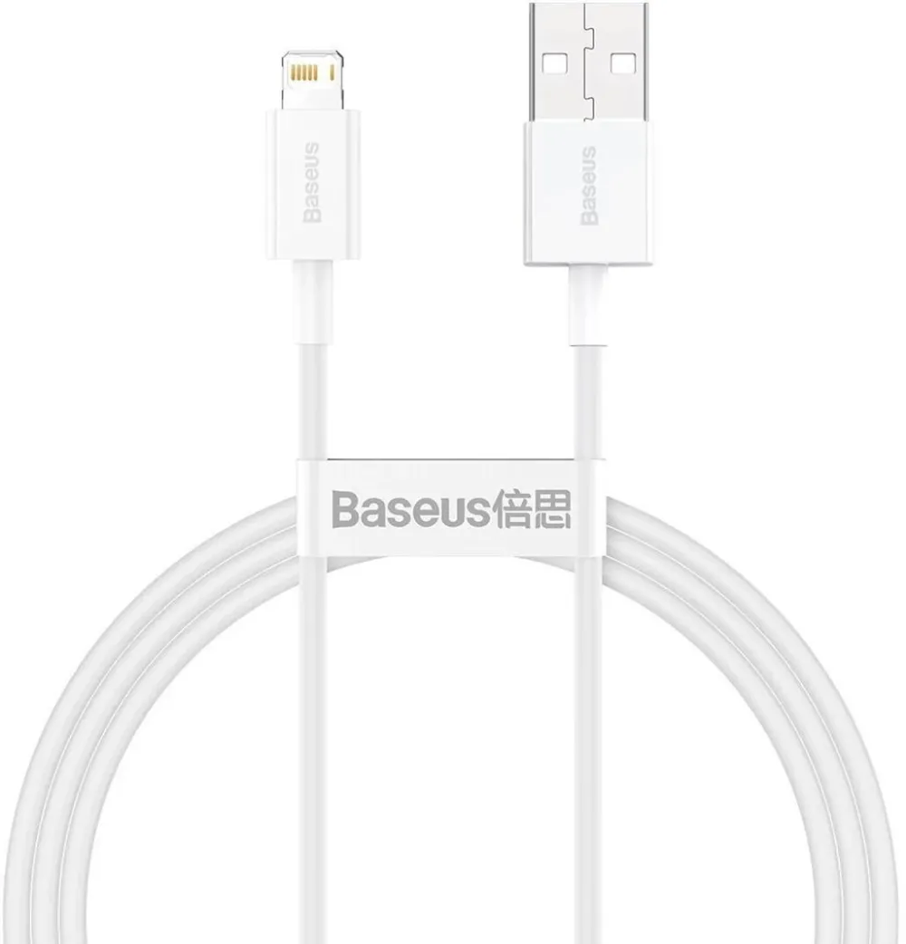 Cablu Date Baseus CALYS-A02 mobile phone White 1 m USB A Lightning
