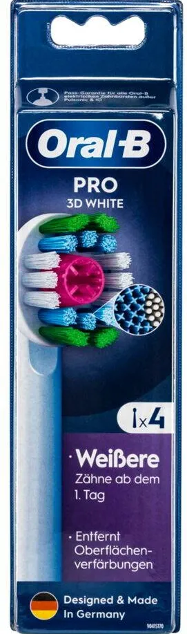 ORAL-B Capete Periaj Pro 3D White 4 pcs.