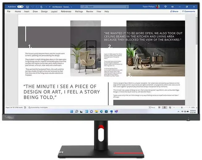 Monitor Lenovo ThinkVision S27i-30 27 inch FHD IPS 4 ms 100 Hz