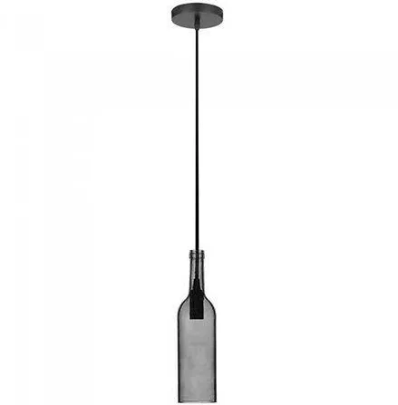 V-TAC PENDUL TAVAN MODEL STICLA VIN CULOARE GRI DESCHIS