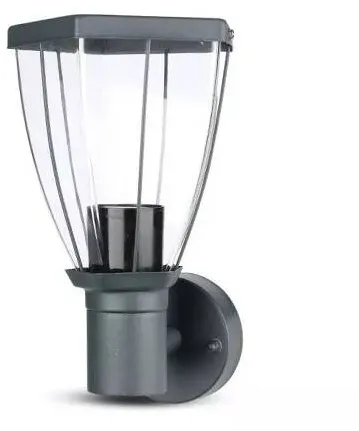 V-TAC Lampa de gradina montaj perete soclu E27 - negru