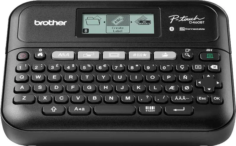 Imprimanta termica Brother PT-D460BTVP, Termica, Monocrom, Banda 18 mm, Bluetooth